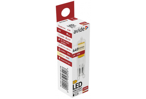 LED 4W G9 COB WW 3000K