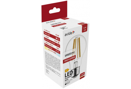 LED Filament Globo 8.5W E27 WW High Lumen