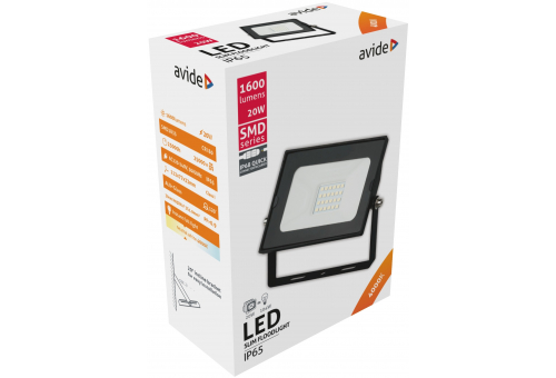 LED Refletor Slim SMD 20W NW conexão rápida.