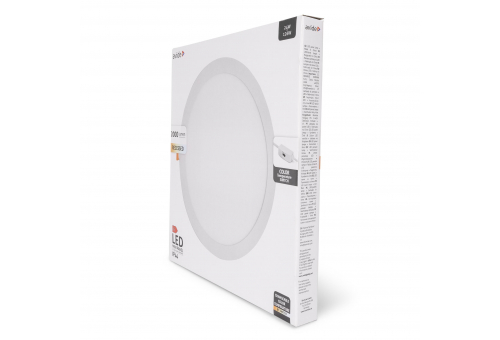 Avide LED Beépíthető Kerek Mennyezeti Lámpa ALU 24W CCT IP44/IP20